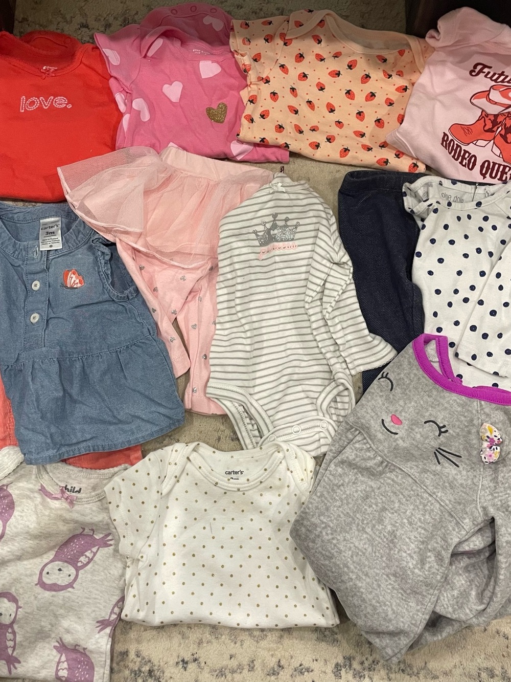 Baby Girl 3/3-6 month Clothing Lot